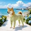 Four-Leg Mesh Dog Shirt with Printed Design