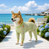 Four-Leg Mesh Dog Shirt with Printed Design