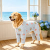 Four-Leg Mesh Dog Shirt with Printed Design