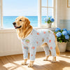 Four-Leg Mesh Dog Shirt with Printed Design