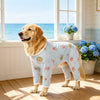 Four-Leg Mesh Dog Shirt with Printed Design