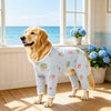 Four-Leg Mesh Dog Shirt with Printed Design