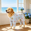 Four-Leg Mesh Dog Shirt with Printed Design