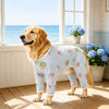 Four-Leg Mesh Dog Shirt with Printed Design