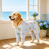 Four-Leg Mesh Dog Shirt with Printed Design