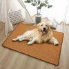 Woven Rattan Pet Mat with Foam Padding for Cats and Dogs
