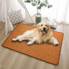 Woven Rattan Pet Mat with Foam Padding for Cats and Dogs