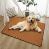Woven Rattan Pet Mat with Foam Padding for Cats and Dogs