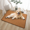 Woven Rattan Pet Mat with Foam Padding for Cats and Dogs