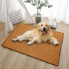 Woven Rattan Pet Mat with Foam Padding for Cats and Dogs