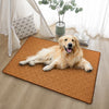 Woven Rattan Pet Mat with Foam Padding for Cats and Dogs