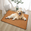 Woven Rattan Pet Mat with Foam Padding for Cats and Dogs
