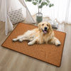 Woven Rattan Pet Mat with Foam Padding for Cats and Dogs