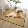 Woven Rattan Pet Mat with Foam Padding for Cats and Dogs