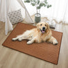 Woven Rattan Pet Mat with Foam Padding for Cats and Dogs