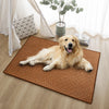 Woven Rattan Pet Mat with Foam Padding for Cats and Dogs