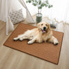 Woven Rattan Pet Mat with Foam Padding for Cats and Dogs