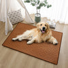 Woven Rattan Pet Mat with Foam Padding for Cats and Dogs