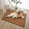 Woven Rattan Pet Mat with Foam Padding for Cats and Dogs