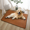 Woven Rattan Pet Mat with Foam Padding for Cats and Dogs