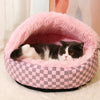 Semi-Enclosed Pet Bed for Cats and Dogs