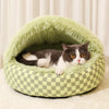 Semi-Enclosed Pet Bed for Cats and Dogs