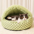 Semi-Enclosed Pet Bed for Cats and Dogs