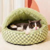 Semi-Enclosed Pet Bed for Cats and Dogs