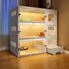 Indoor Cat Enclosure with Integrated Litter Box