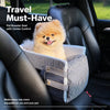 Canvas Front-Seat Pet Car Bed for Small Dogs & Cats