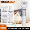 3-in-1 Pet Grooming Brush with Vacuum and Blower