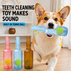Puppy Squeaky Bottle Dog Toy for Interactive Chew Play