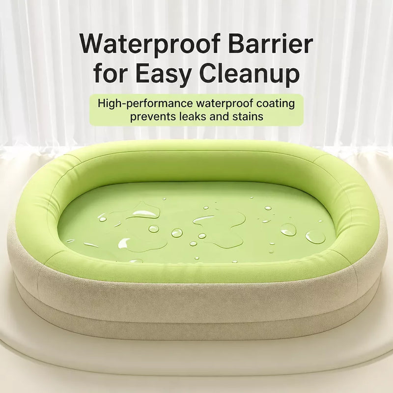 Waterproof All-Season Dog Bed with Washable Cover