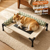 Portable Elevated Pet Bed with Breathable Mesh for Dogs and Cats