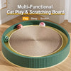 Large Round Kraft Paper Cat Scratcher Lounge with Play Balls