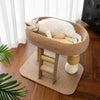 Compact Cat Tree with Cat Bed and Sisal Scratching Post