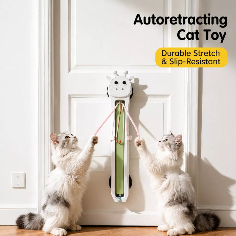 Automatic Wall-Mounted Cat Teaser Toy