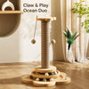 Cat Scratching Post with Interactive Treat Toy