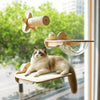 Hanging Window Cat Perch with Space Capsule Cat House
