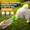 Foldable Silicone Pet Water Bottle for Walks and Outdoor Trips