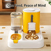 Automatic Pet Feeder and Water Dispenser with Dual Bowls