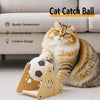 Standing Sisal Cat Scratcher with Attached Play Ball