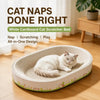 Oval Cat Scratcher Lounge Bed