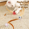 Cat Feather Ball Toy for Interactive Play