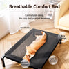 Elevated Mesh Cot-Style Dog Bed with Iron Frame