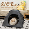 Enclosed Portable Cat Tent Bed