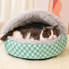 Semi-Enclosed Pet Bed for Cats and Small Dogs