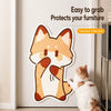 Wall-Mounted Cat Scratcher with Self-Adhesive Backing