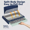 Dog Potty Tray with Wall Panel, Wire Grid & Drawer