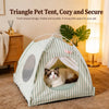 Indoor Pet Tent Bed with Reversible Cushion for Cats & Dogs